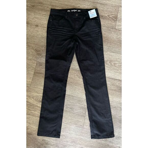 Cat & Jack Black Jeans 16 Skinny Stretch Adjustable Waist New - Picture 1 of 7